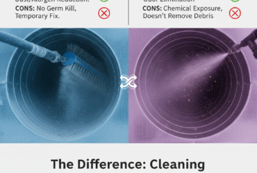 The Difference Between Air Duct Cleaning and Air Duct Sanitizing (Pros & Cons)