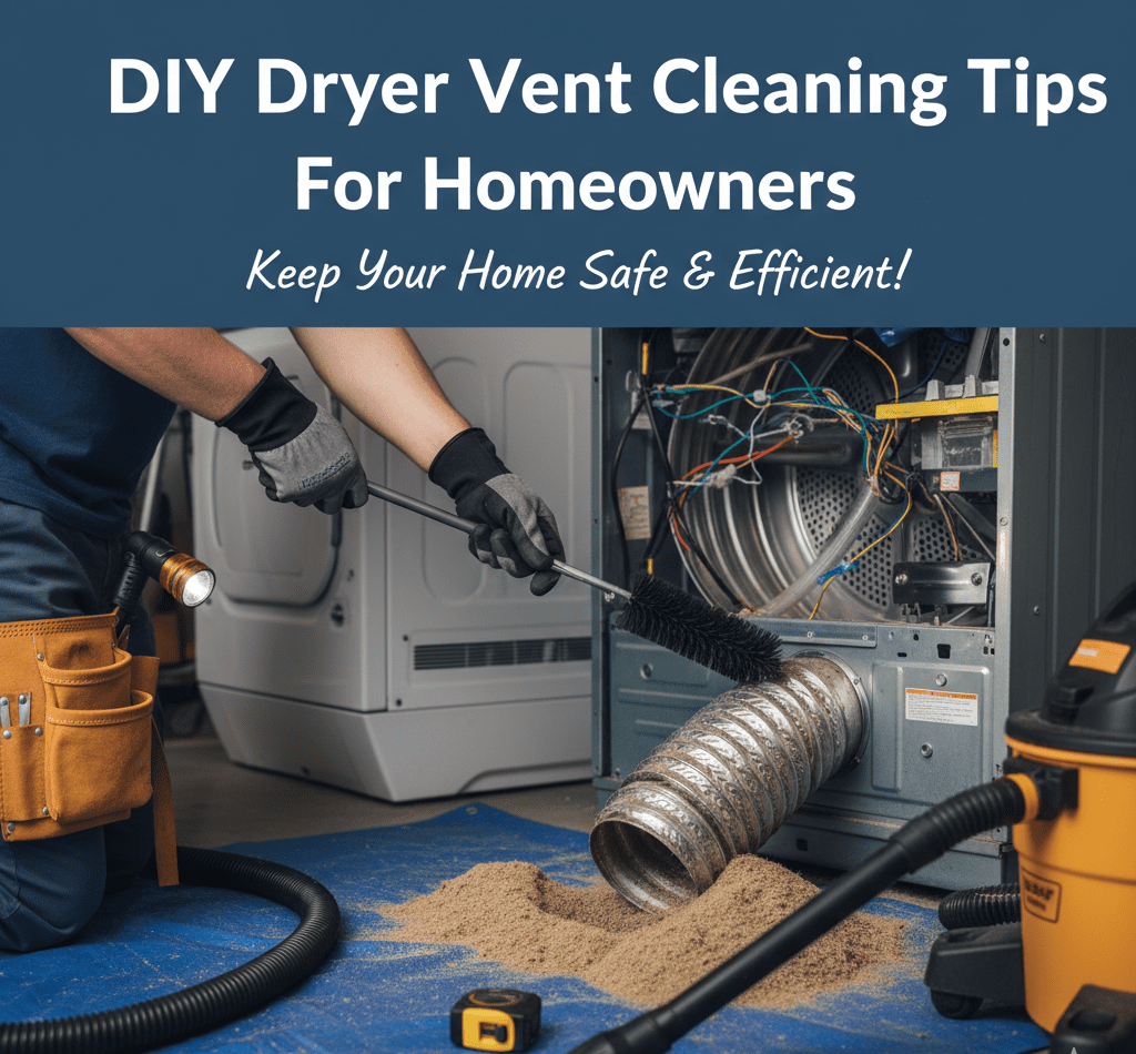 DIY Dryer Vent Cleaning Tips For Homeowners