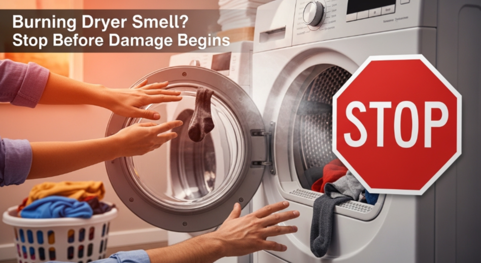 Burning Dryer Smell? Stop Before Damage Begins