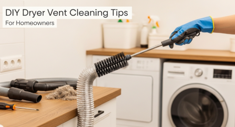 DIY Dryer Vent Cleaning Tips For Homeowners