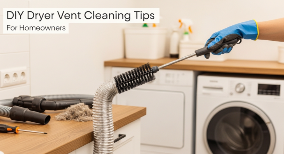 DIY Dryer Vent Cleaning Tips For Homeowners