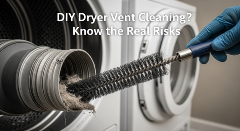 DIY Dryer Vent Cleaning? Know the Real Risks