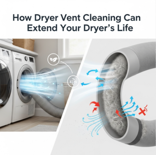 How Dryer Vent Cleaning Can Extend Your Dryer’s Life