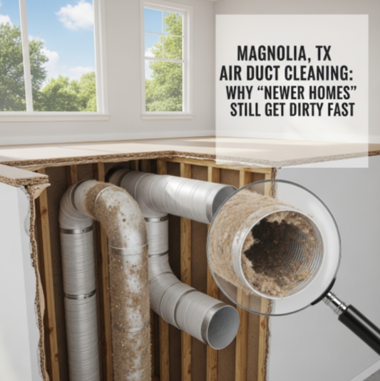 Magnolia, TX Air Duct Cleaning Why “Newer Homes” Still Get Dirty Fast
