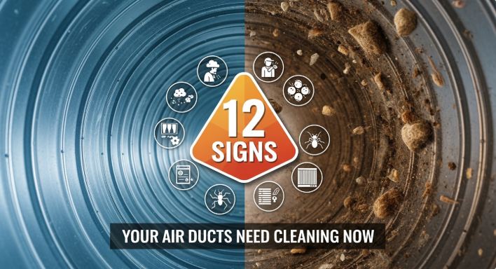 12 Signs Your Air Ducts Need Cleaning Now