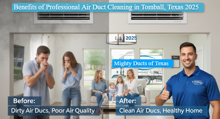 Benefits of Professional Air Duct Cleaning in Tomball, Texas 2025