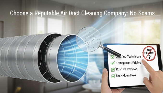 Choose a Reputable Air Duct Cleaning Company: No Scams