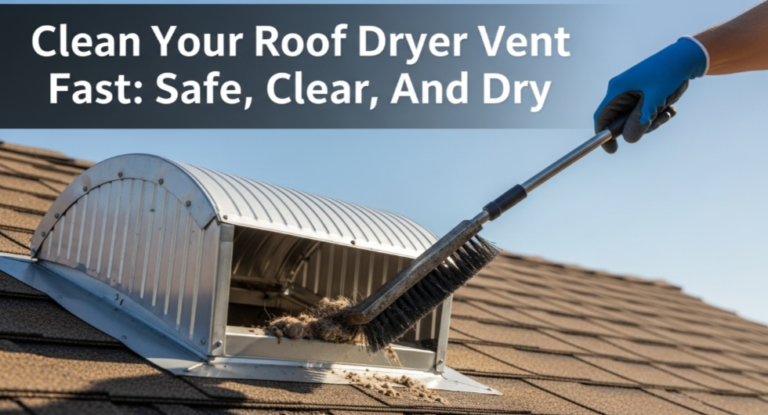 Clean Your Roof Dryer Vent Fast: Safe, Clear, And Dry