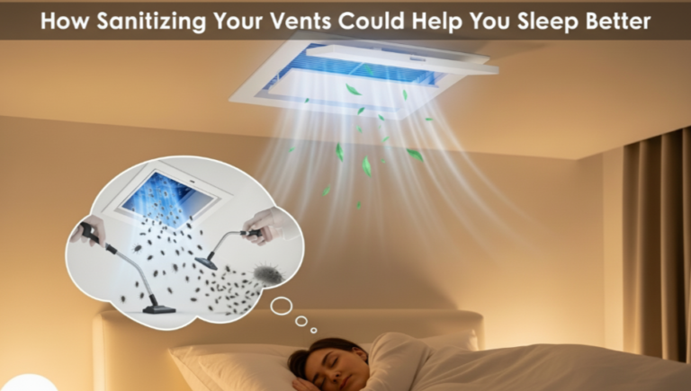 How Sanitizing Your Vents Could Help You Sleep Better