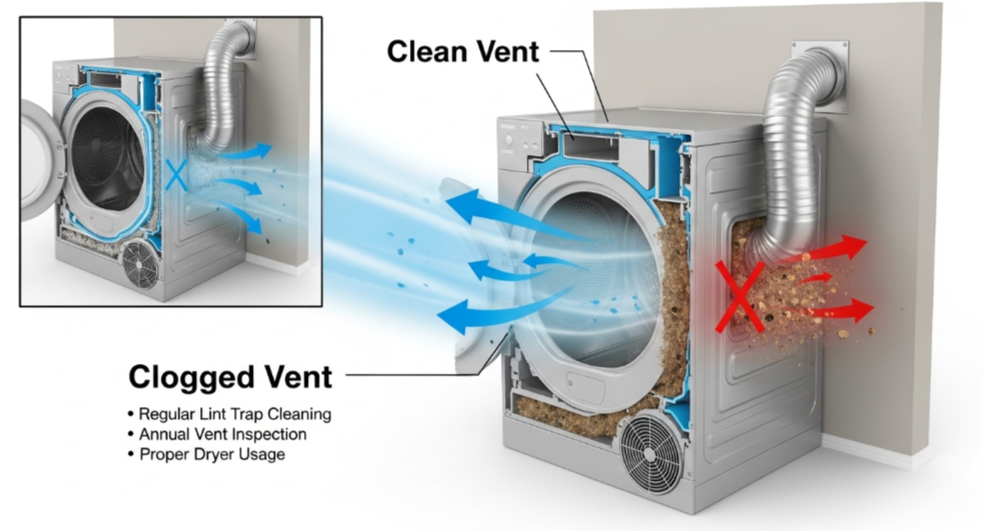 How to Prevent Repeat Overheating After Dryer Vent Cleaning Service