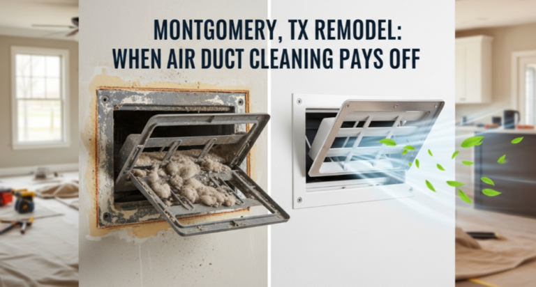 Montgomery, TX Remodel: When Air Duct Cleaning Pays Off