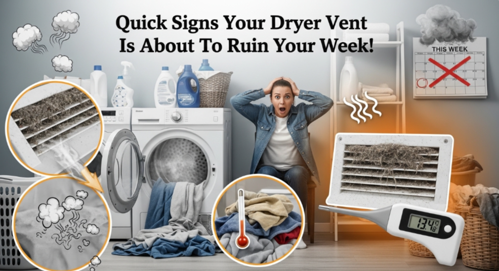 Quick Signs Your Dryer Vent Is About To Ruin Your Week