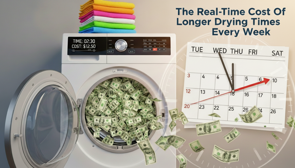 The Real-Time Cost Of Longer Drying Times Every Week
