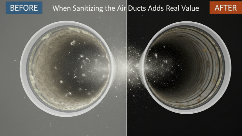 When Sanitizing the Air Ducts Adds Real Value