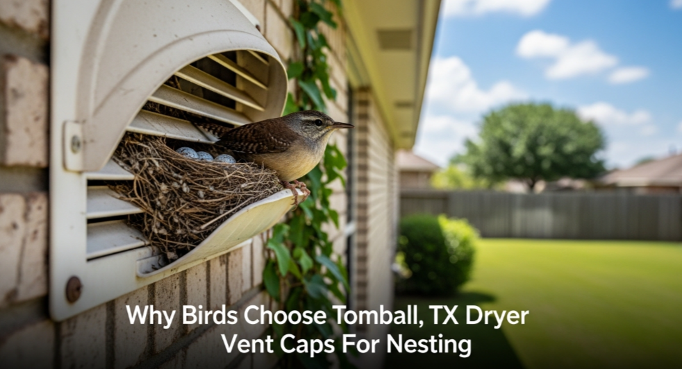 Why Birds Choose Tomball, TX Dryer Vent Caps For Nesting