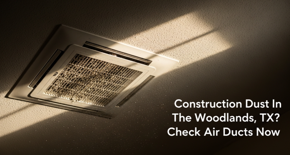 Construction Dust In The Woodlands, TX? Check Air Ducts Now