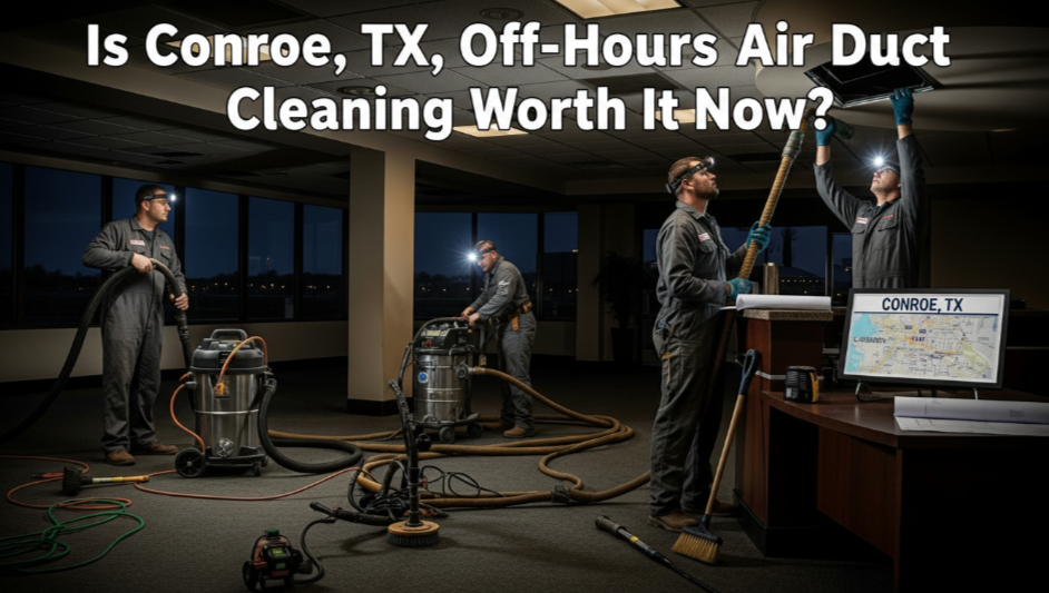 Is Conroe, TX, Off-Hours Air Duct Cleaning Worth It Now?