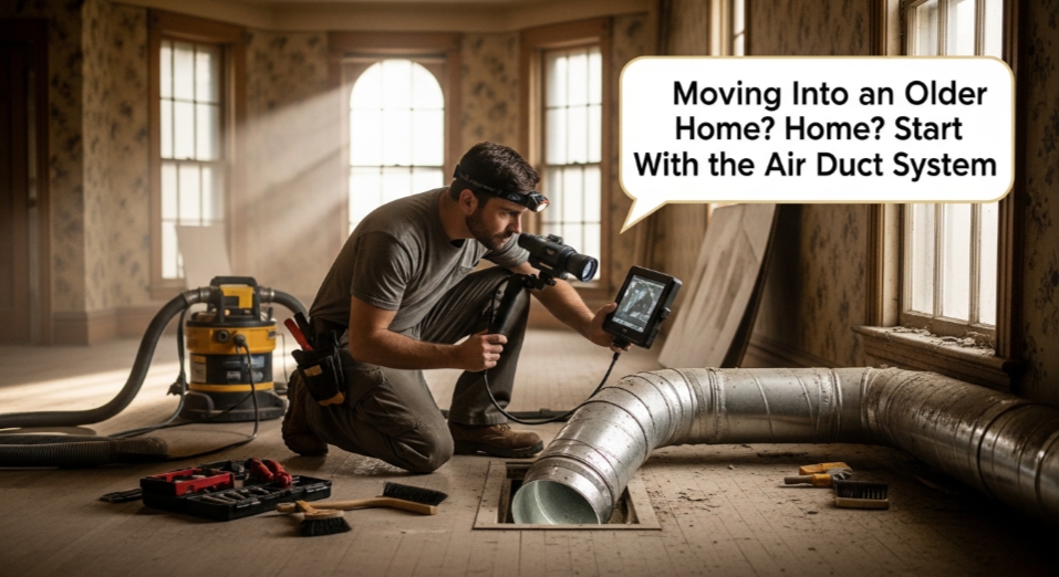 Moving Into an Older Home Start With the Air Duct System