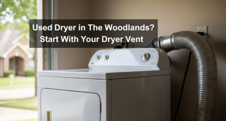 Used Dryer in The Woodlands? Start With Your Dryer Vent