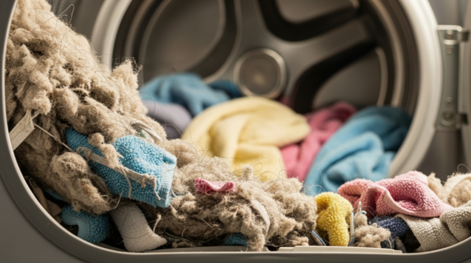 Pets, Towels, and Heavy Loads Fill the Dryer Vent Faster