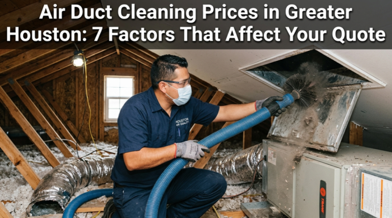 Air Duct Cleaning Prices in Greater Houston 7 Factors That Affect Your Quote