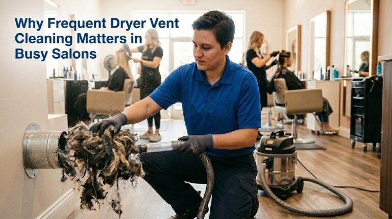 Why Frequent Dryer Vent Cleaning Matters in Busy Salons