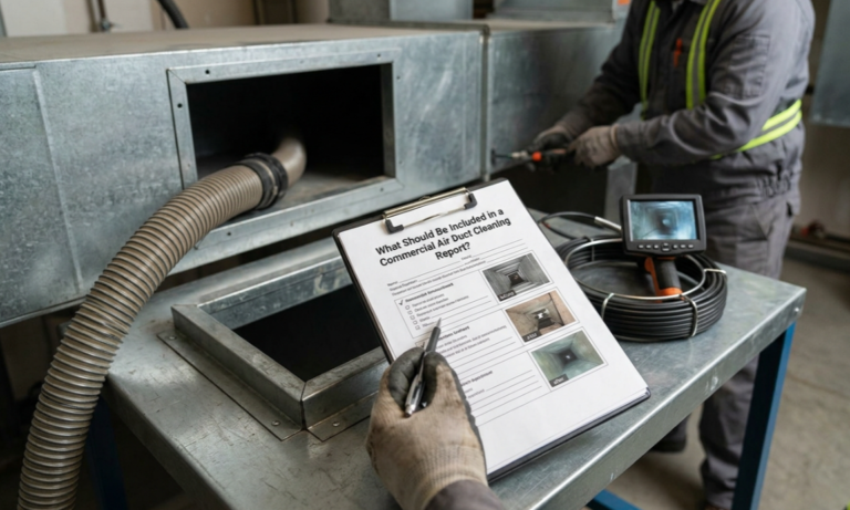 What Should Be Included in a Commercial Air Duct Cleaning Report