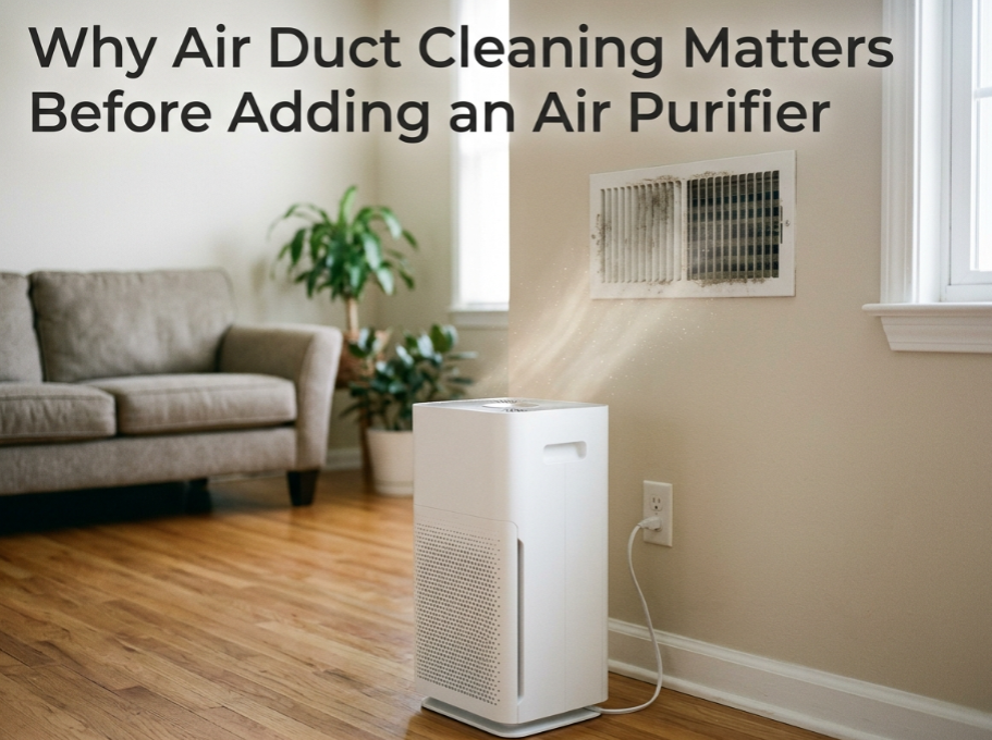 Why Air Duct Cleaning Matters Before Adding an Air Purifier